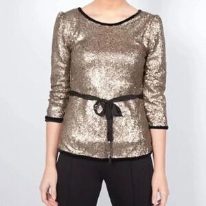 NWT Darling Celeste Sequin Top